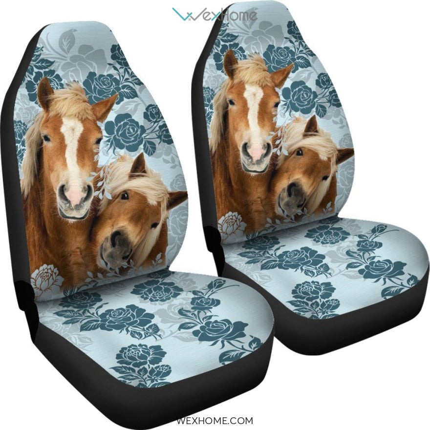 2pcs Horses Car Seat Cover