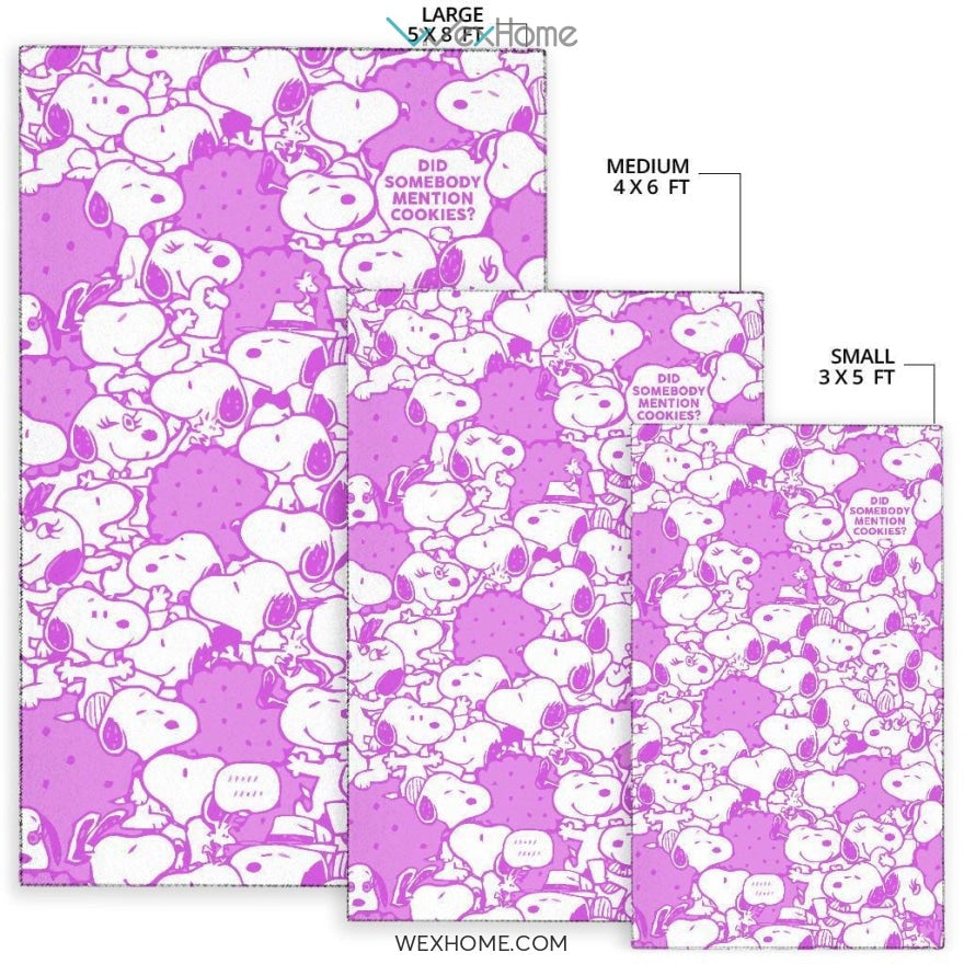 Purple Snoopy - Rug