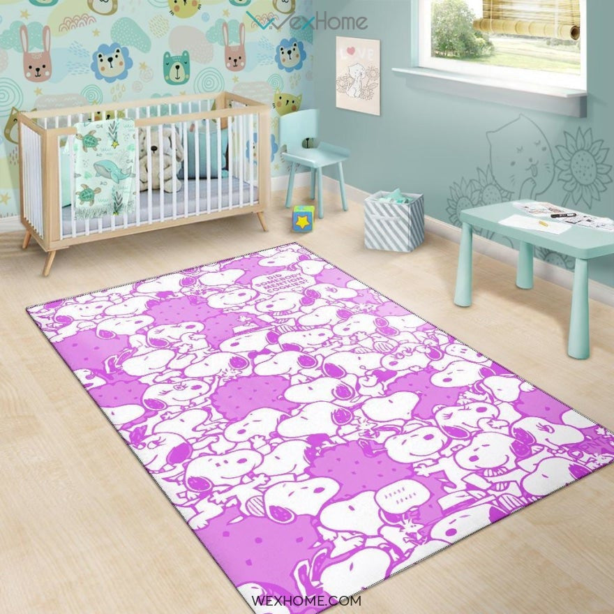 Purple Snoopy - Rug