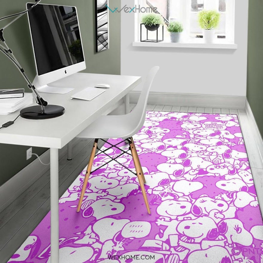 Purple Snoopy - Rug