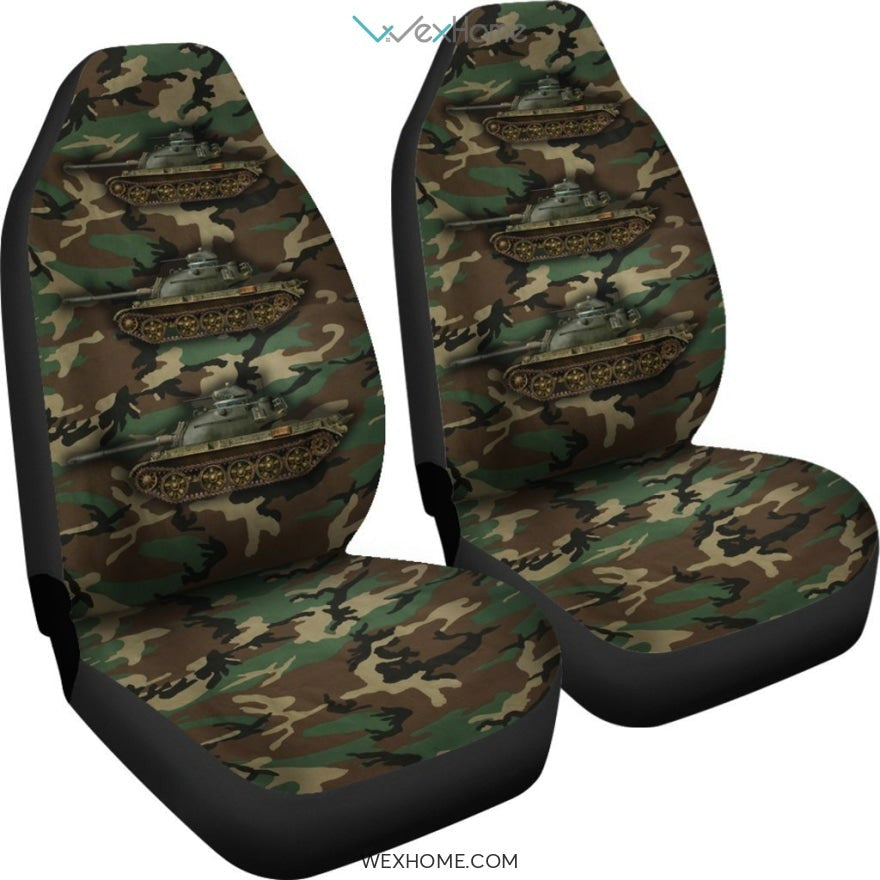 2pcs Camo Car Seat Cover