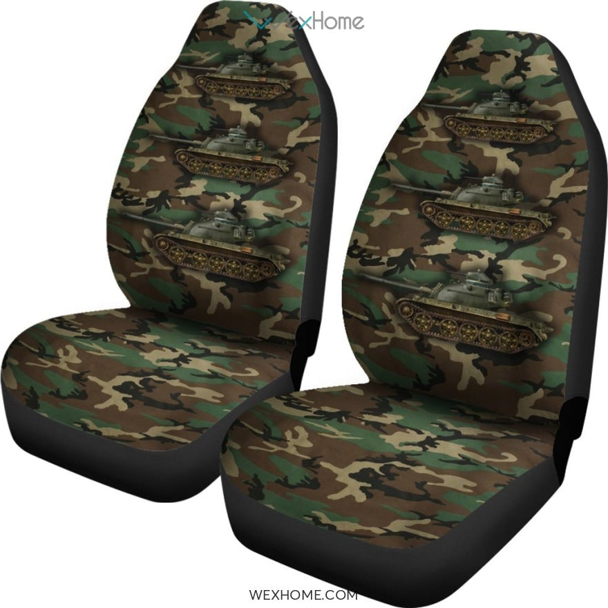 2pcs Camo Car Seat Cover