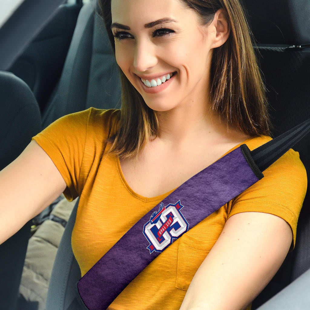 Buffalo Bills American Football Team Seat Belt Covers Blue Strongest Buffalo Fighting Est 1960 Text Belt Covers