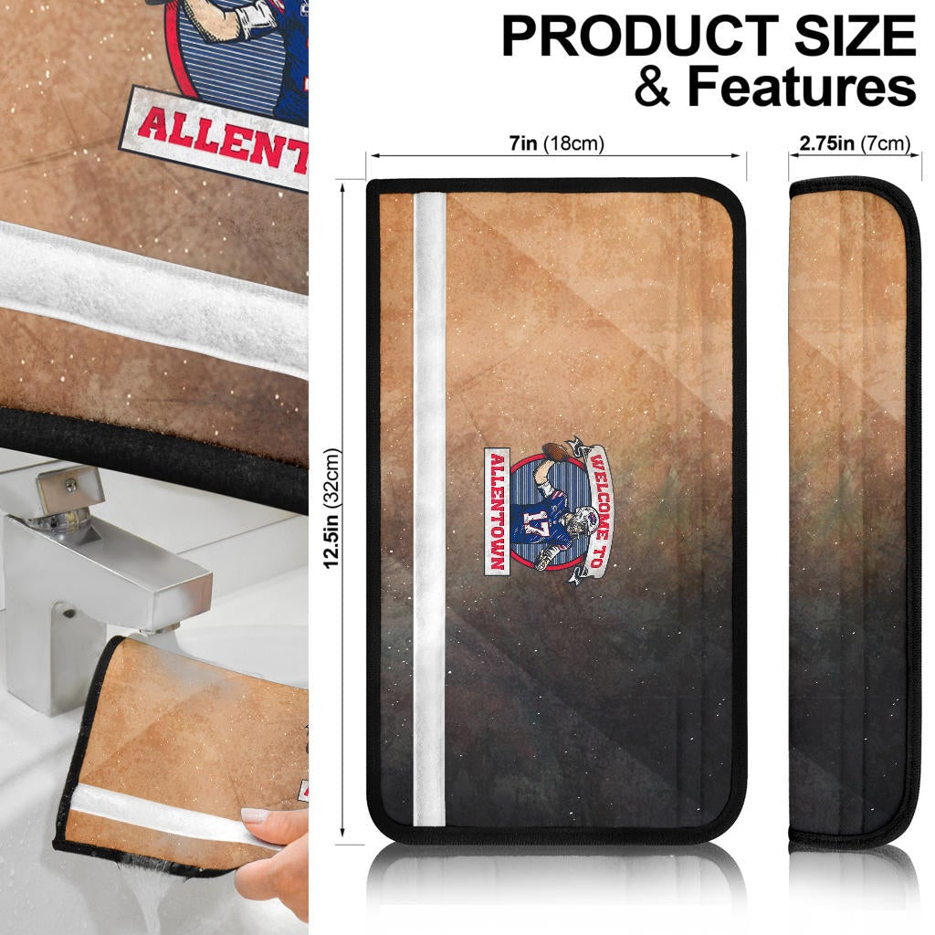 Buffalo Bills American Football Team Seat Belt Covers Welcome To Allentown Player 17 Mafia  Belt Covers