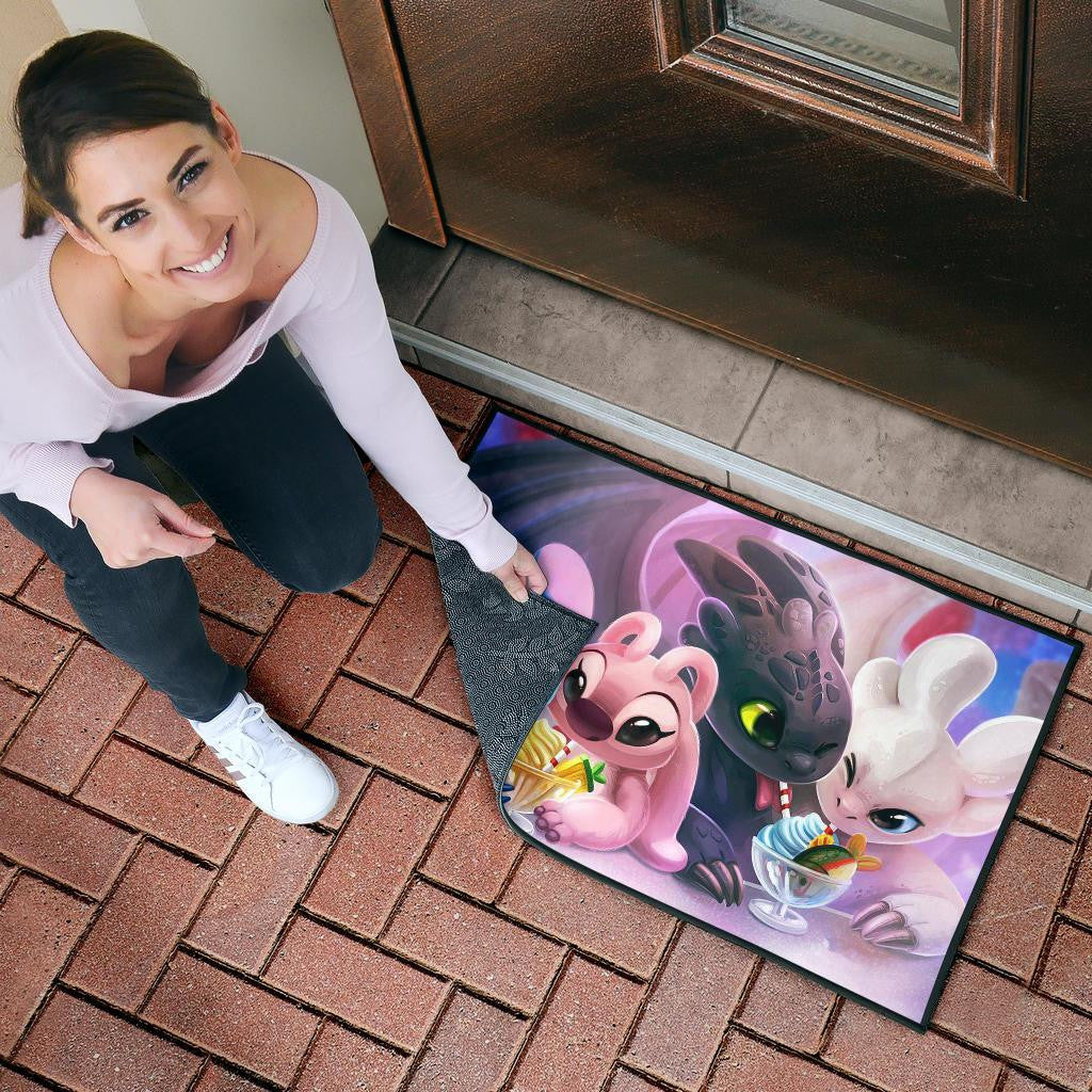 DISNEY FANS STITCH FAMILY Door Mats