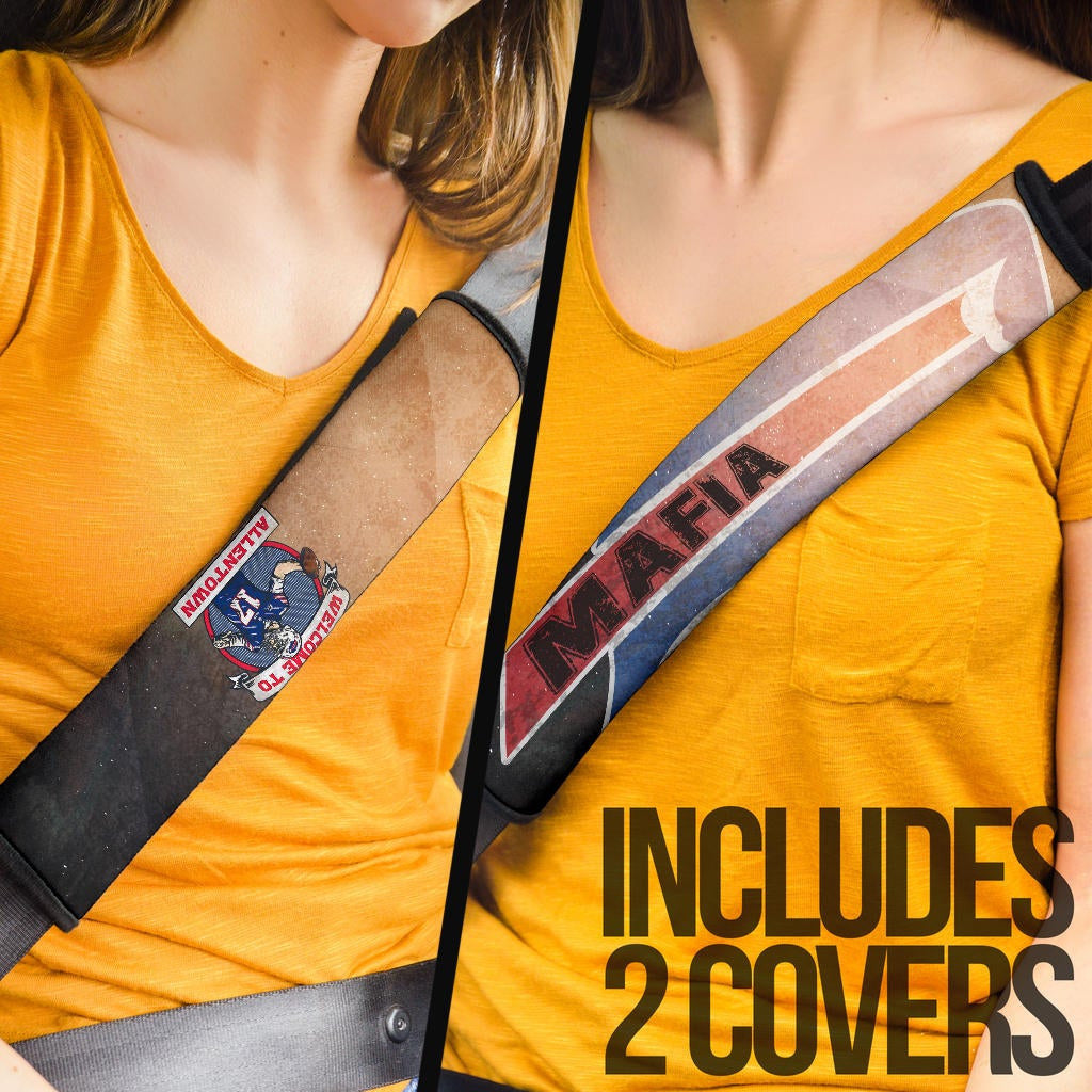 Buffalo Bills American Football Team Seat Belt Covers Welcome To Allentown Player 17 Mafia  Belt Covers