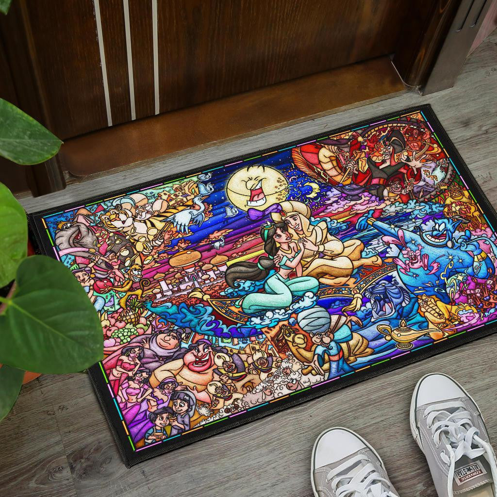 Disney Stained Art Door Mats