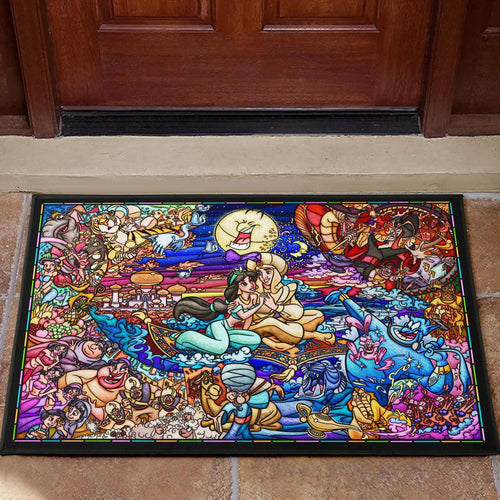 Disney Stained Art Door Mats