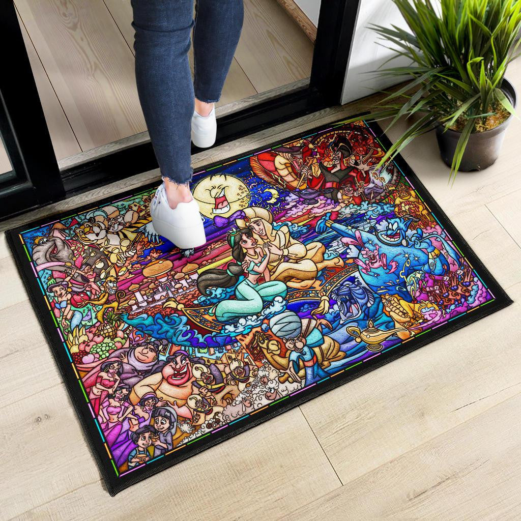 Disney Stained Art Door Mats