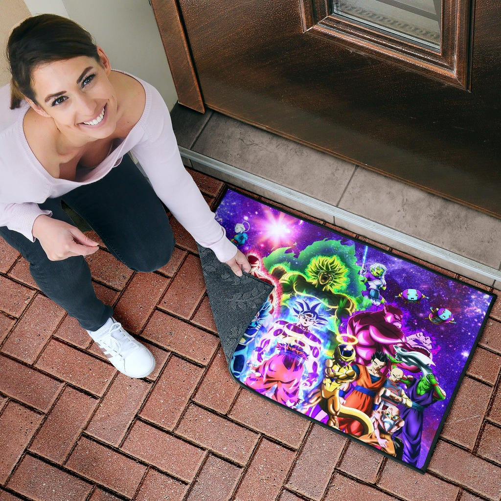 Dragon Ball Anime Door Mat - DB Full Characters Powerful Burst Limit Door Mat Home Decor