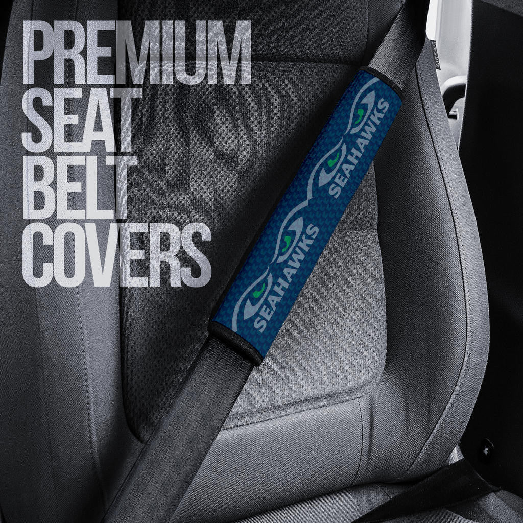American Football Team Seat Belt Covers - Seattle Seahawks Sharp Eyes Belt Covers