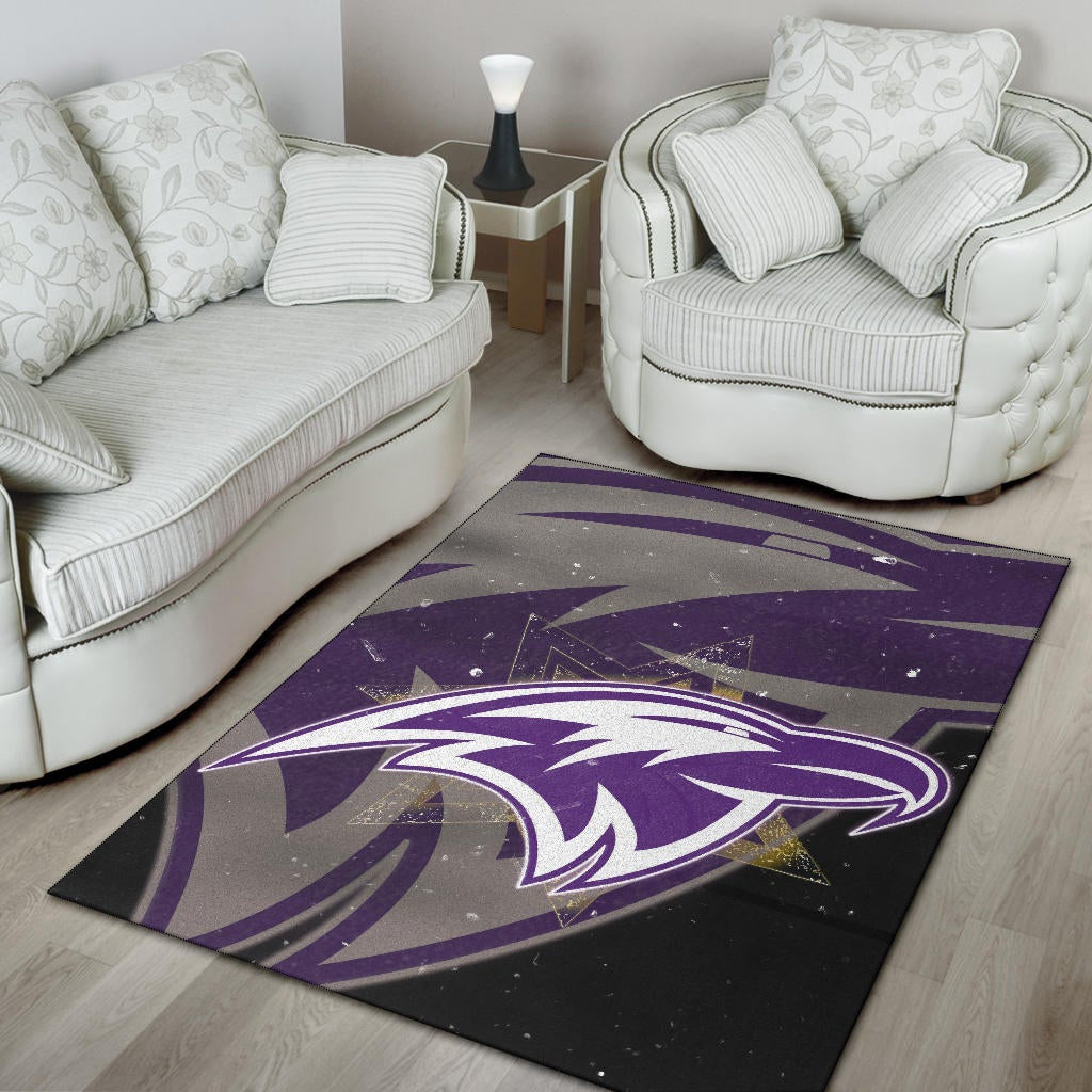 Baltimore Ravens American Football Team Area Rug Cute Raven Flying Up To The Sky Night Artwork Rugs Home Decor