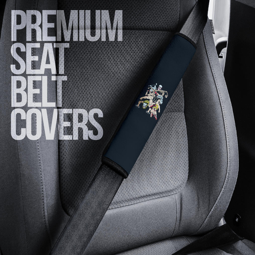 Attack On Titan Anime Seat Belt Covers - Titan Transformers Wings Of Freedom Symbol Belt Covers