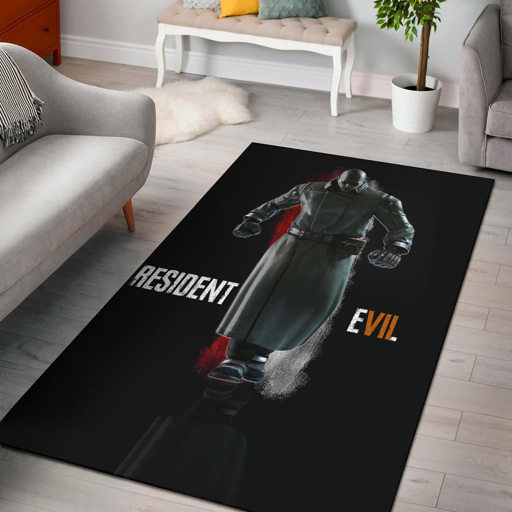 Resident Evil Game Area Rug - Evil Tyrant 3D Artwork Rugs Home Decor