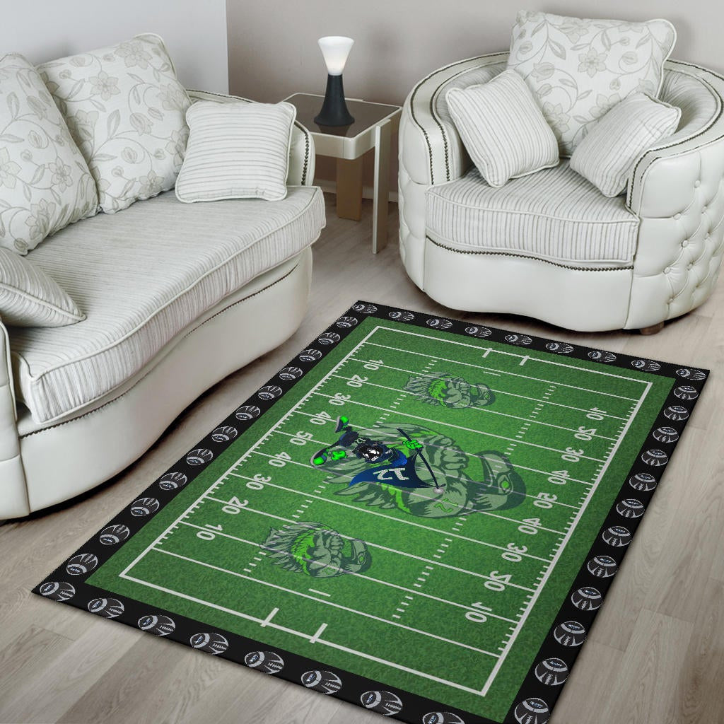 American Football Team Area Rug - Seattle Seahawks Muscle Marvin The Martian 12 Rugs Home Decor