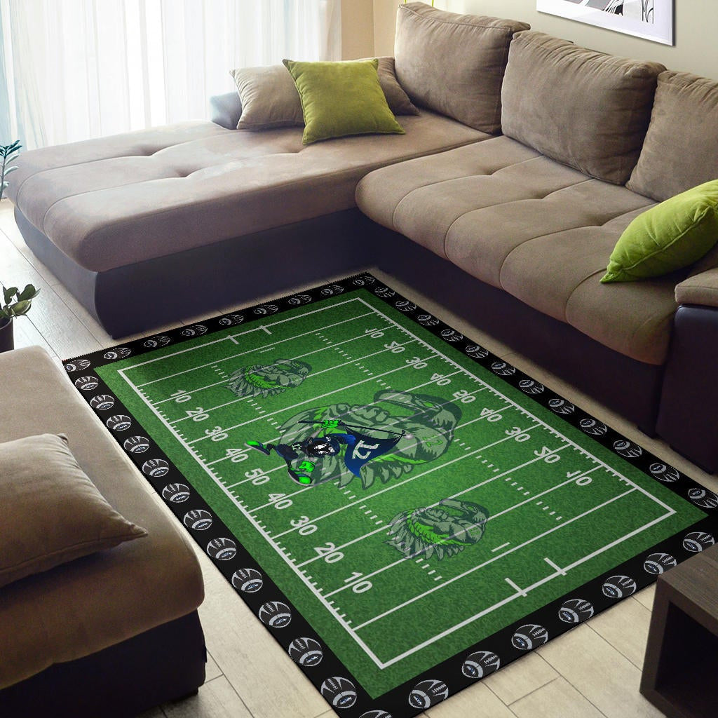 American Football Team Area Rug - Seattle Seahawks Muscle Marvin The Martian 12 Rugs Home Decor