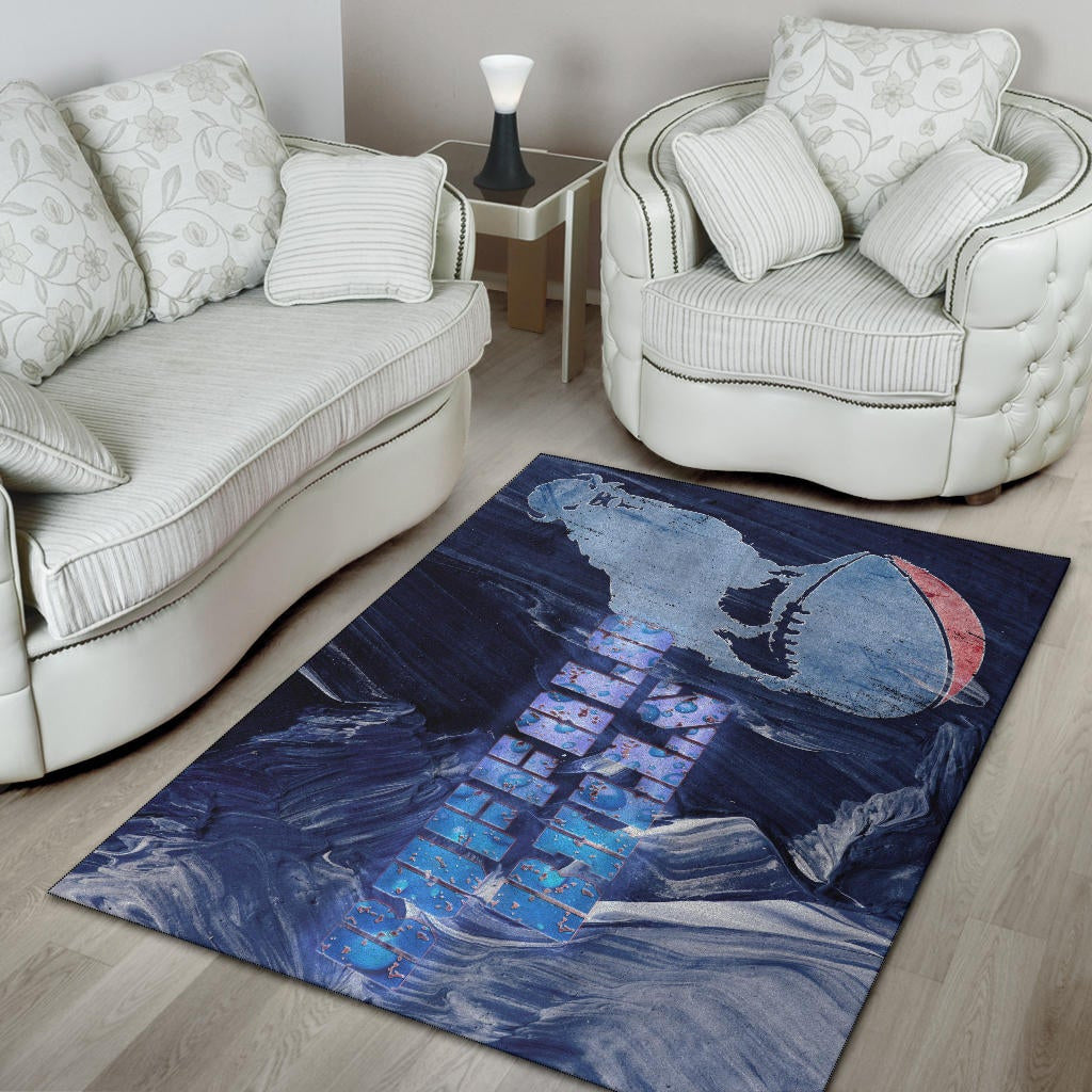 Buffalo Bills American Football Team Area Rug Proud Buffalo Standing On Rugby Ball Painting Rugs Home Decor