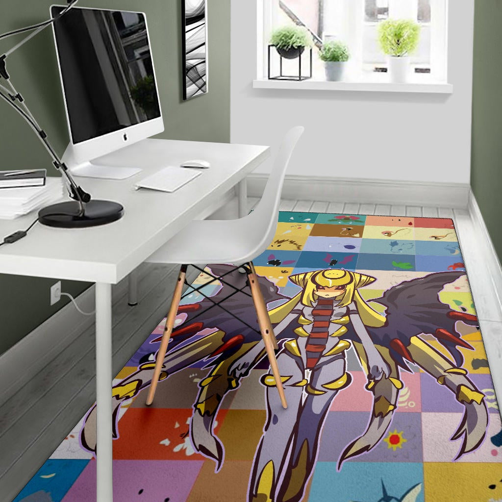 Pokemon Anime Area Rug - Pokemon Girl Legendary Giratina Rugs Home Decor