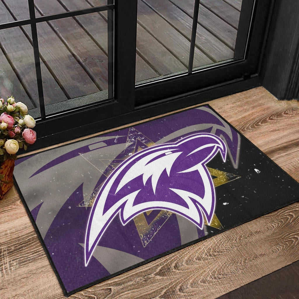 Baltimore Ravens American Football Team Door Mat Cute Raven Flying Up To The Sky Night Artwork Door Mat Home Decor