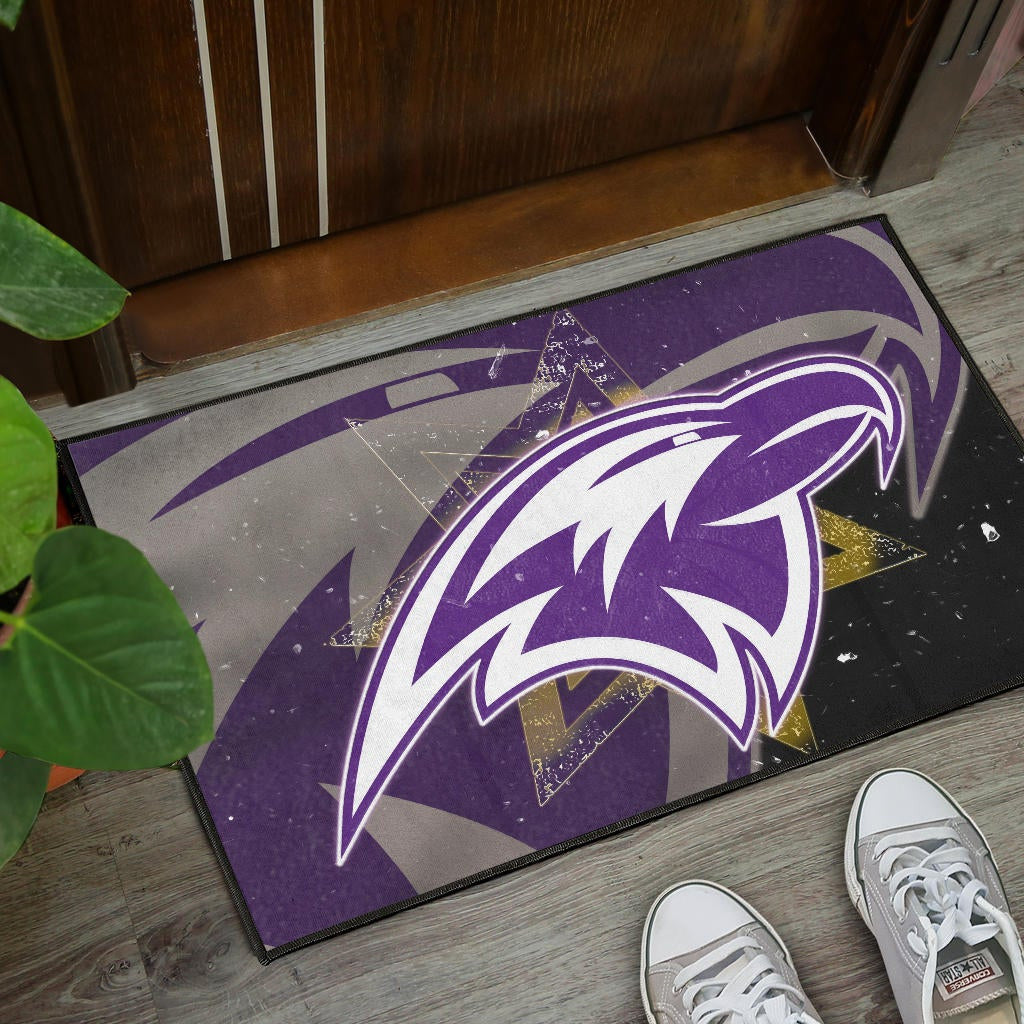 Baltimore Ravens American Football Team Door Mat Cute Raven Flying Up To The Sky Night Artwork Door Mat Home Decor