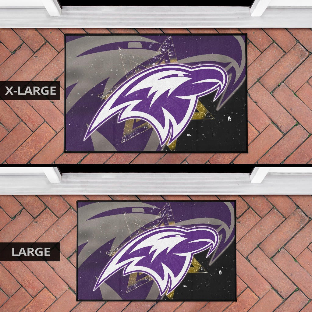 Baltimore Ravens American Football Team Door Mat Cute Raven Flying Up To The Sky Night Artwork Door Mat Home Decor