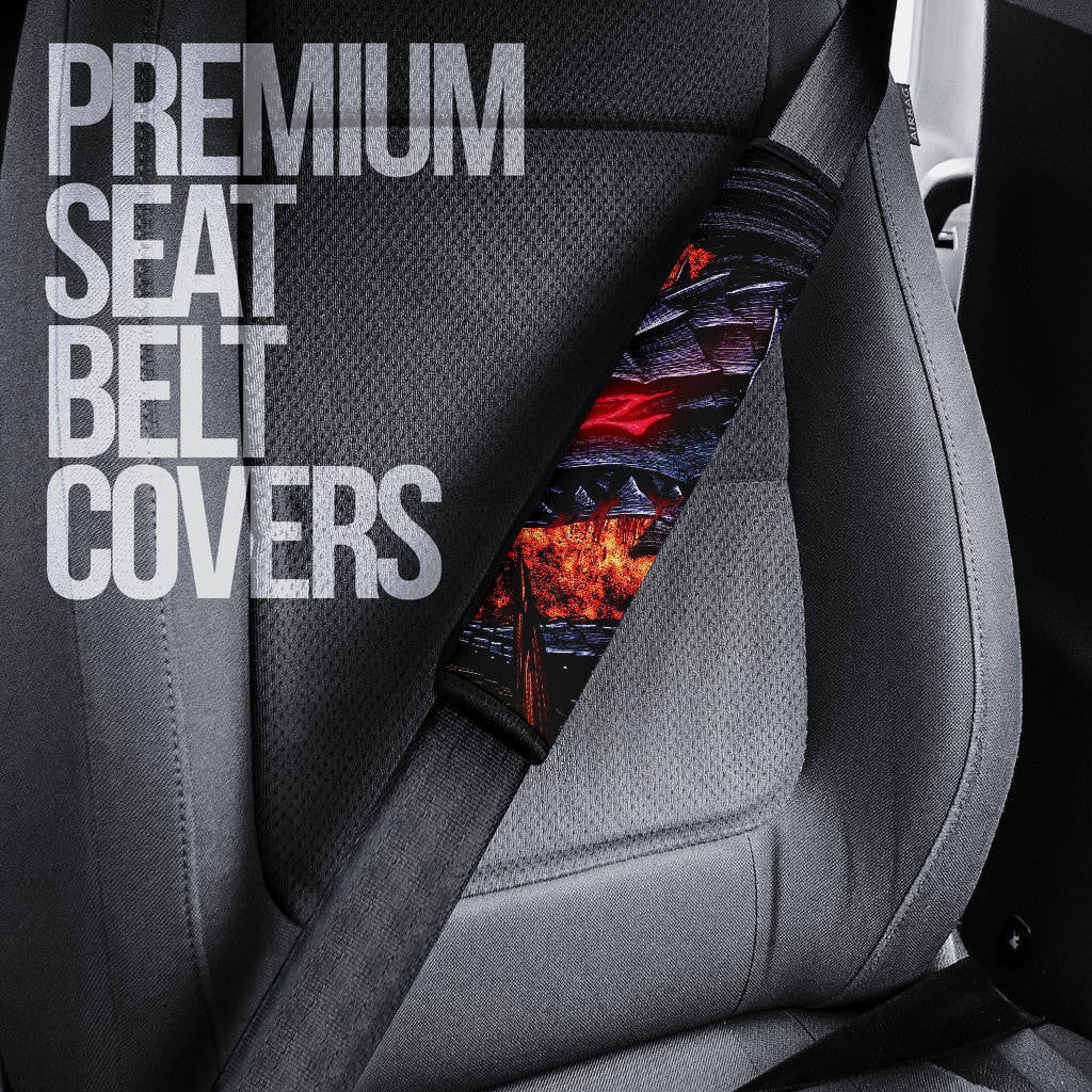 Berserk Anime Seat Belt Covers - Guts With Powerful Armor In Battle Belt Covers