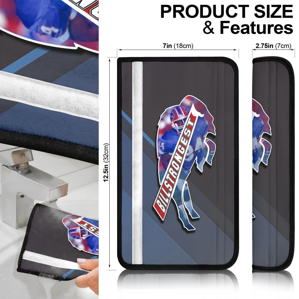 Buffalo Bills American Football Team Seat Belt Covers Billstrongest Player Go Champion Belt Covers