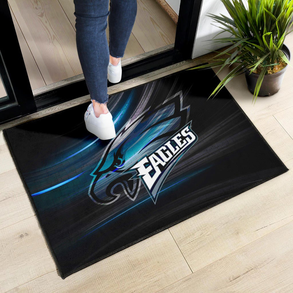 Philadelphia Eagles American Football Team Door Mat Eagle Head Go Eagle Metal Blade Door Mat Home Decor