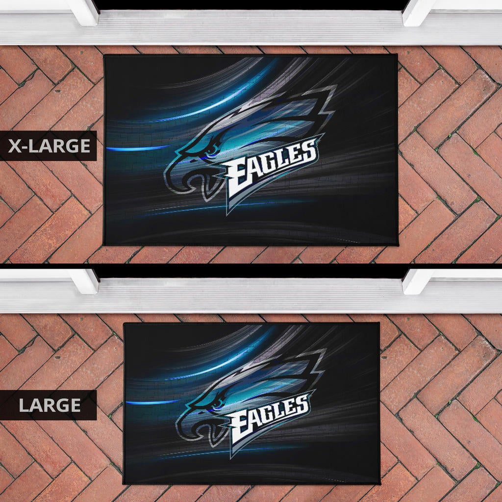 Philadelphia Eagles American Football Team Door Mat Eagle Head Go Eagle Metal Blade Door Mat Home Decor