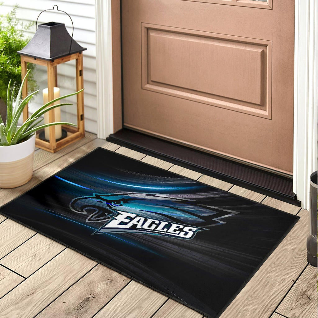 Philadelphia Eagles American Football Team Door Mat Eagle Head Go Eagle Metal Blade Door Mat Home Decor