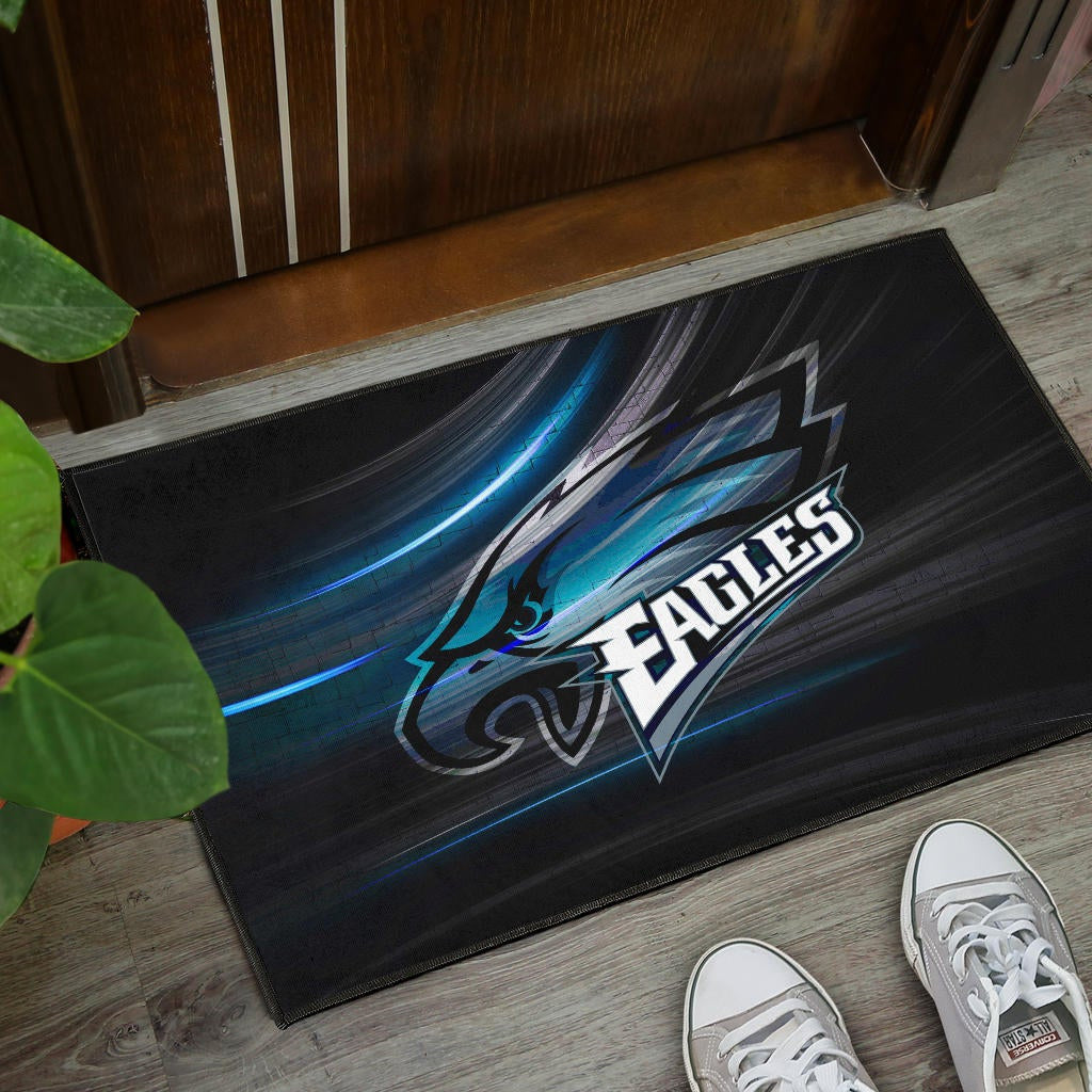 Philadelphia Eagles American Football Team Door Mat Eagle Head Go Eagle Metal Blade Door Mat Home Decor