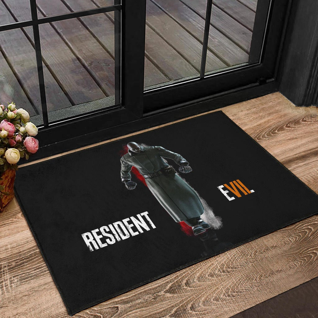 Resident Evil Game Door Mat - Evil Tyrant 3D Artwork Door Mat Home Decor