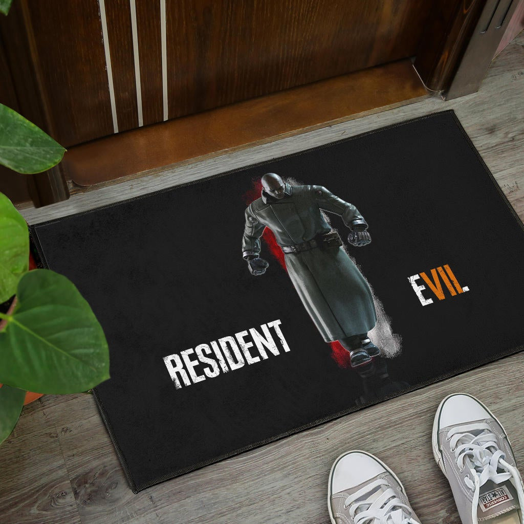 Resident Evil Game Door Mat - Evil Tyrant 3D Artwork Door Mat Home Decor