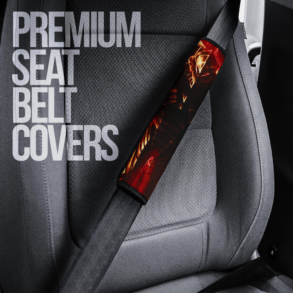 Berserk Anime Seat Belt Covers - Guts Armor Armadura Vs Fire Wolf Belt Covers