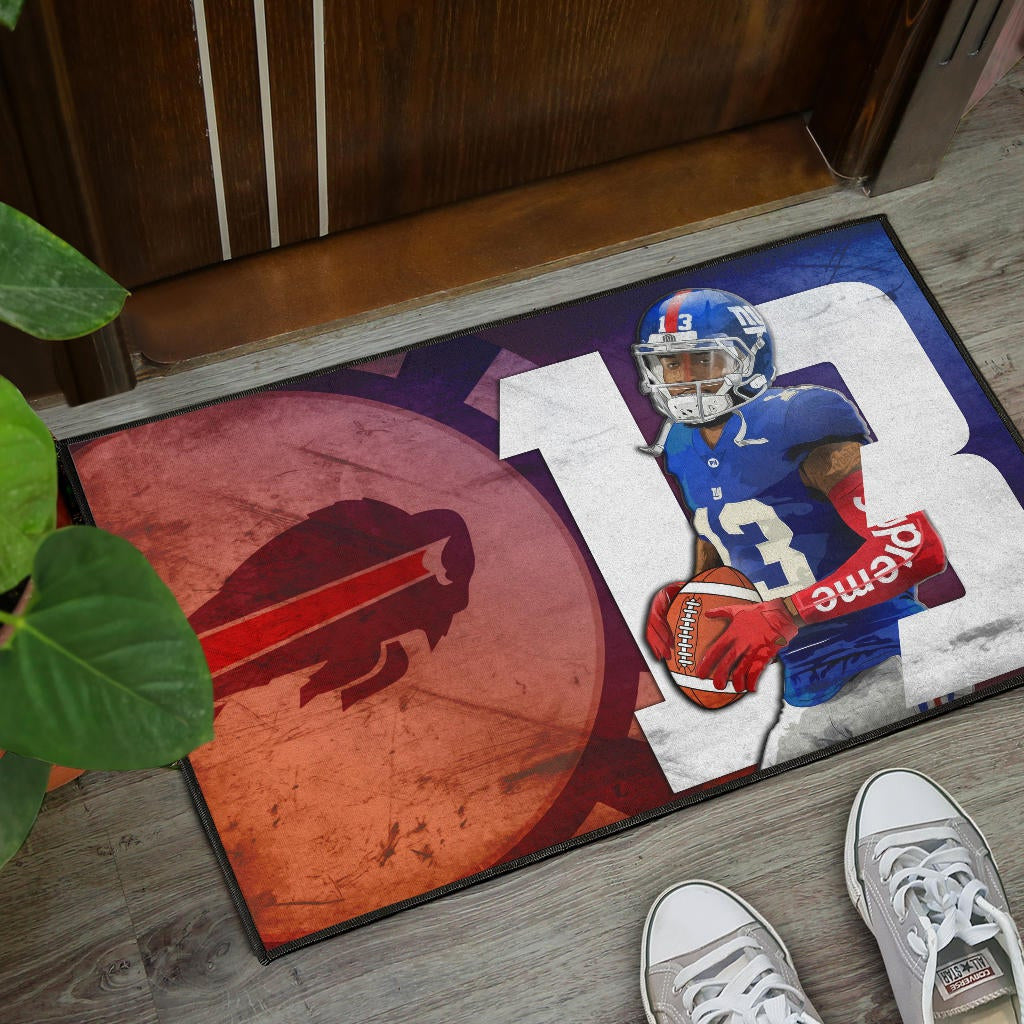 Buffalo Bills American Football Team Door Mat Blue Strongest Buffalo Fighting Est 1960 Text Door Mat Home Decor