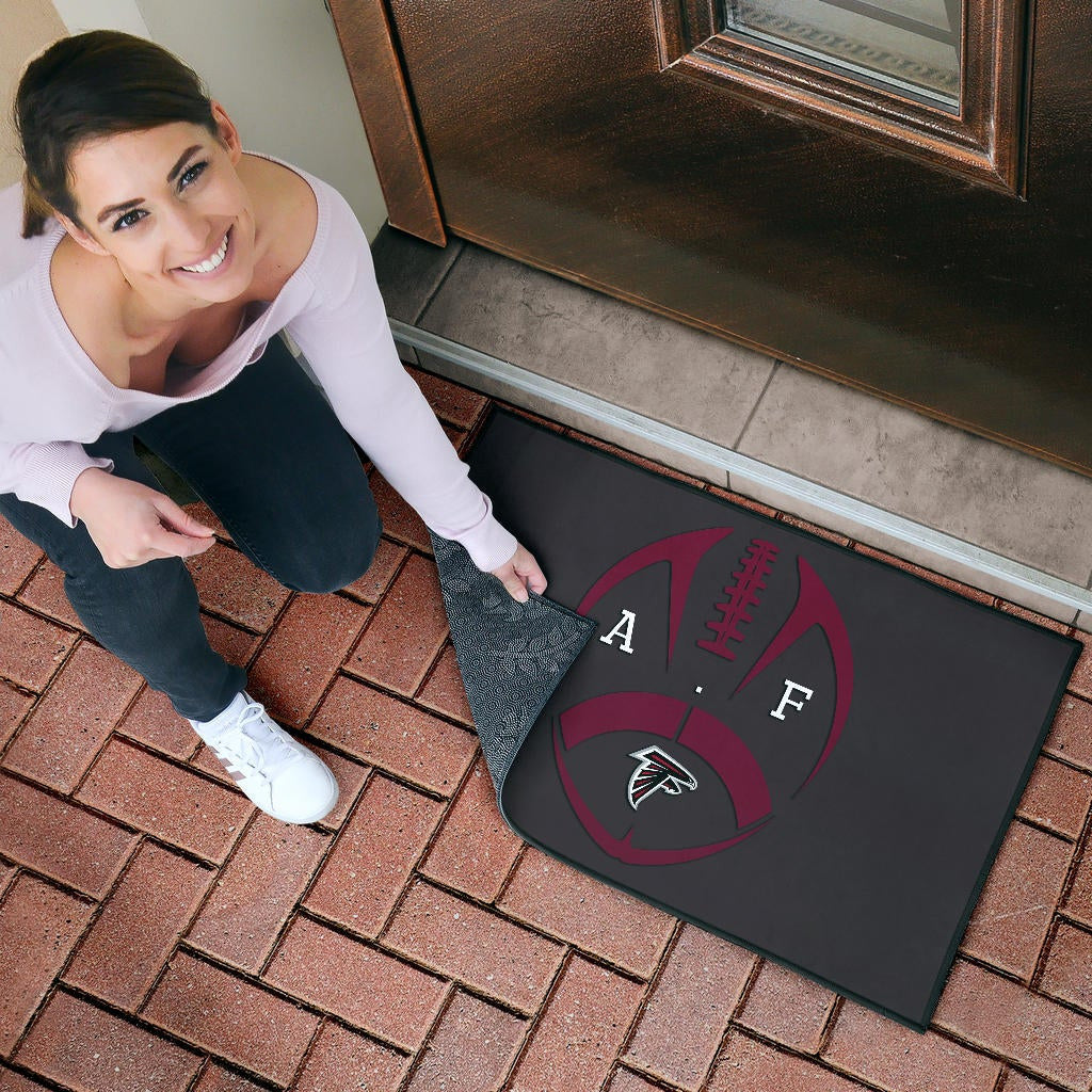 American Football Team Door Mat - Atlanta Falcons A.F Minimalist Rugby Door Mat Home Decor