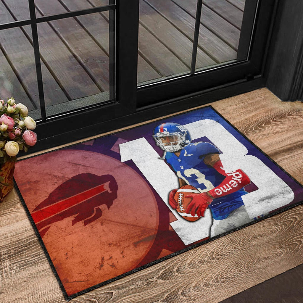 Buffalo Bills American Football Team Door Mat Blue Strongest Buffalo Fighting Est 1960 Text Door Mat Home Decor