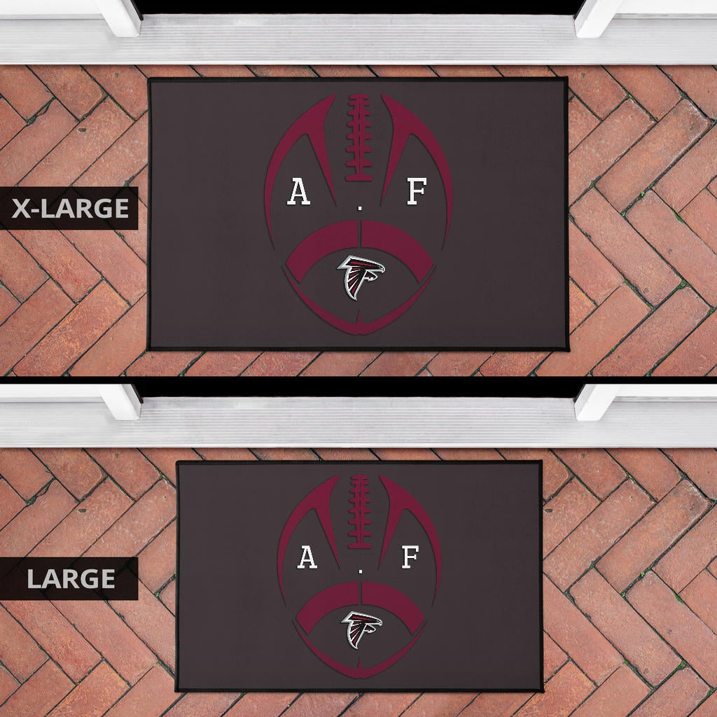 American Football Team Door Mat - Atlanta Falcons A.F Minimalist Rugby Door Mat Home Decor