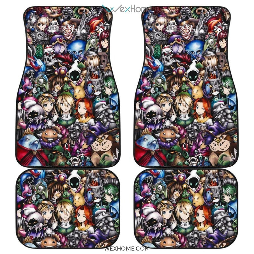 The Legend Of Zelda Front And Back Car Mats 2