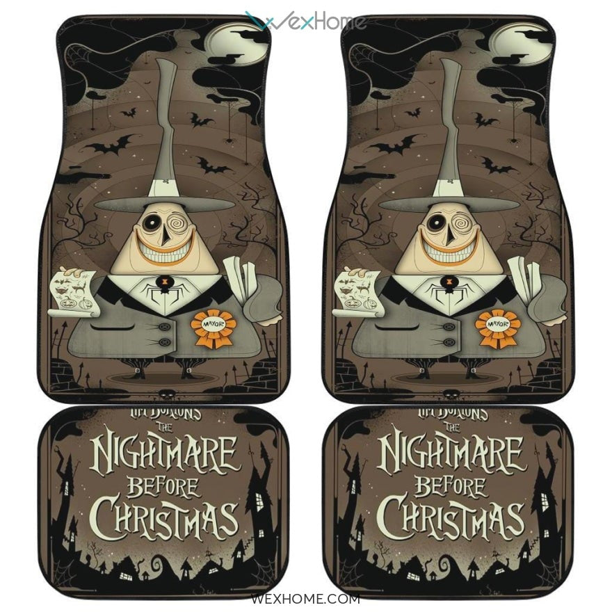 Nightmare Before Christmas Front And Back Car Mats 1