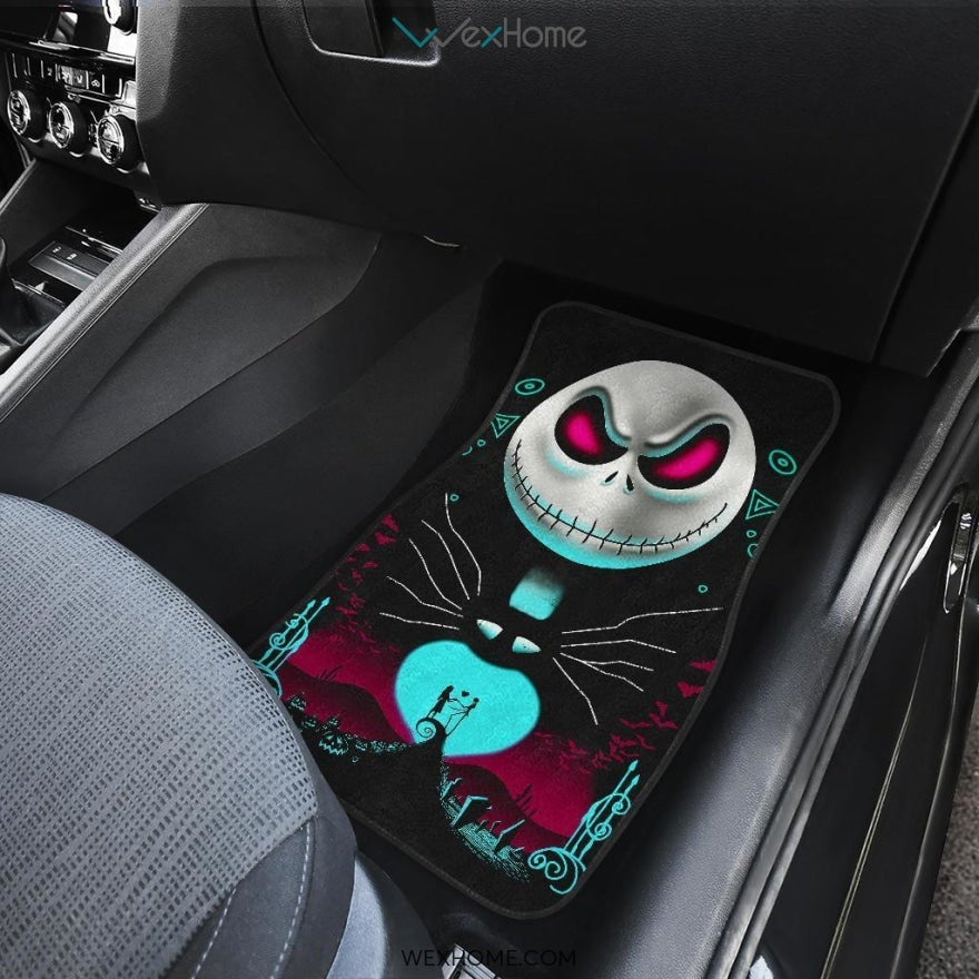 Jack And Sally Nightmare Before Christmas Front And Back Car Mats Best Car Gift 2021
