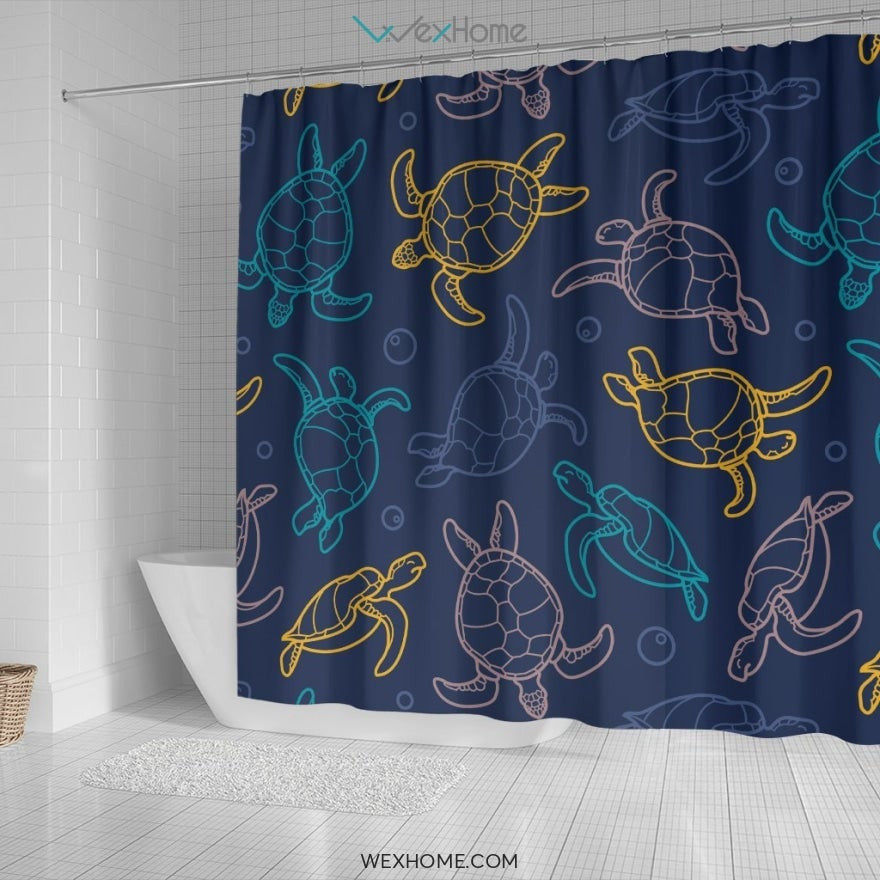 Turtle Shower Curtain