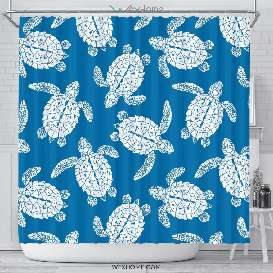 Turtle Shower Curtain