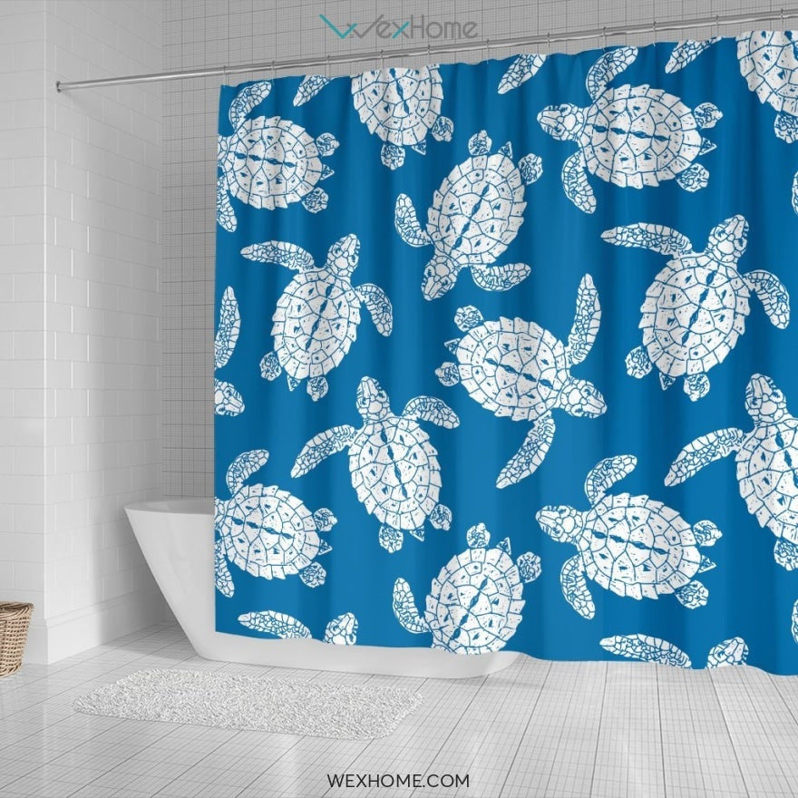 Turtle Shower Curtain