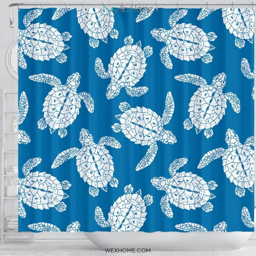 Turtle Shower Curtain