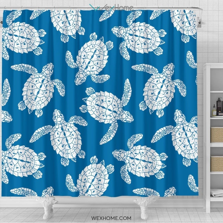 Turtle Shower Curtain