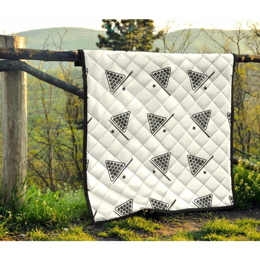 Billiard Ball Pattern Print Design 03 Premium Quilt