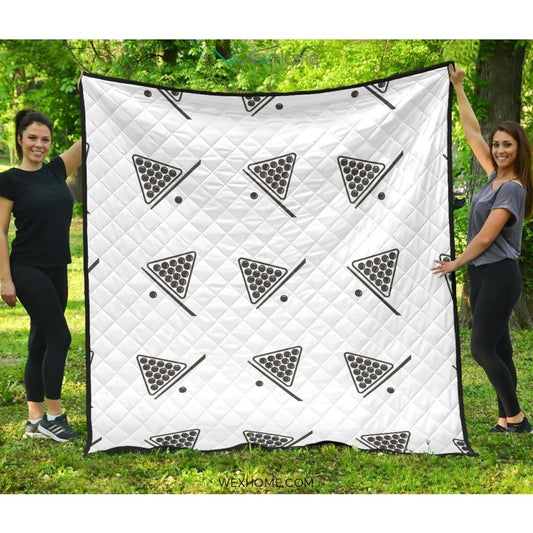 Billiard Ball Pattern Print Design 03 Premium Quilt