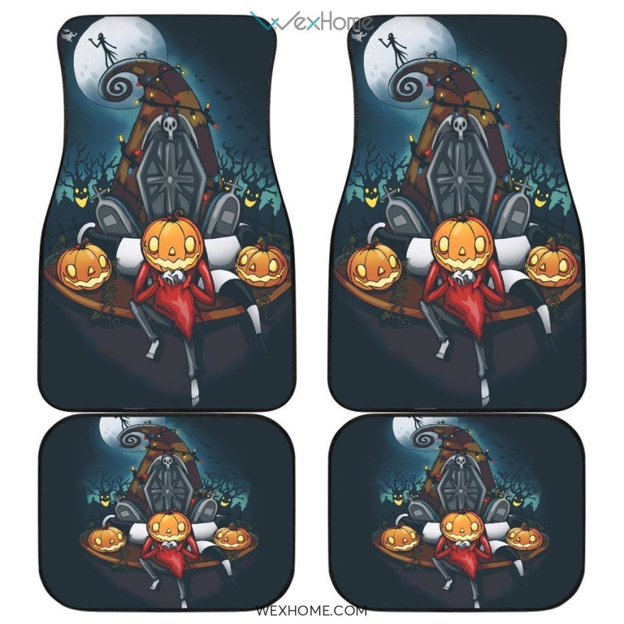 Nightmare Before Christmas Front And Back Car Mats 2 Best Car Gift 2021