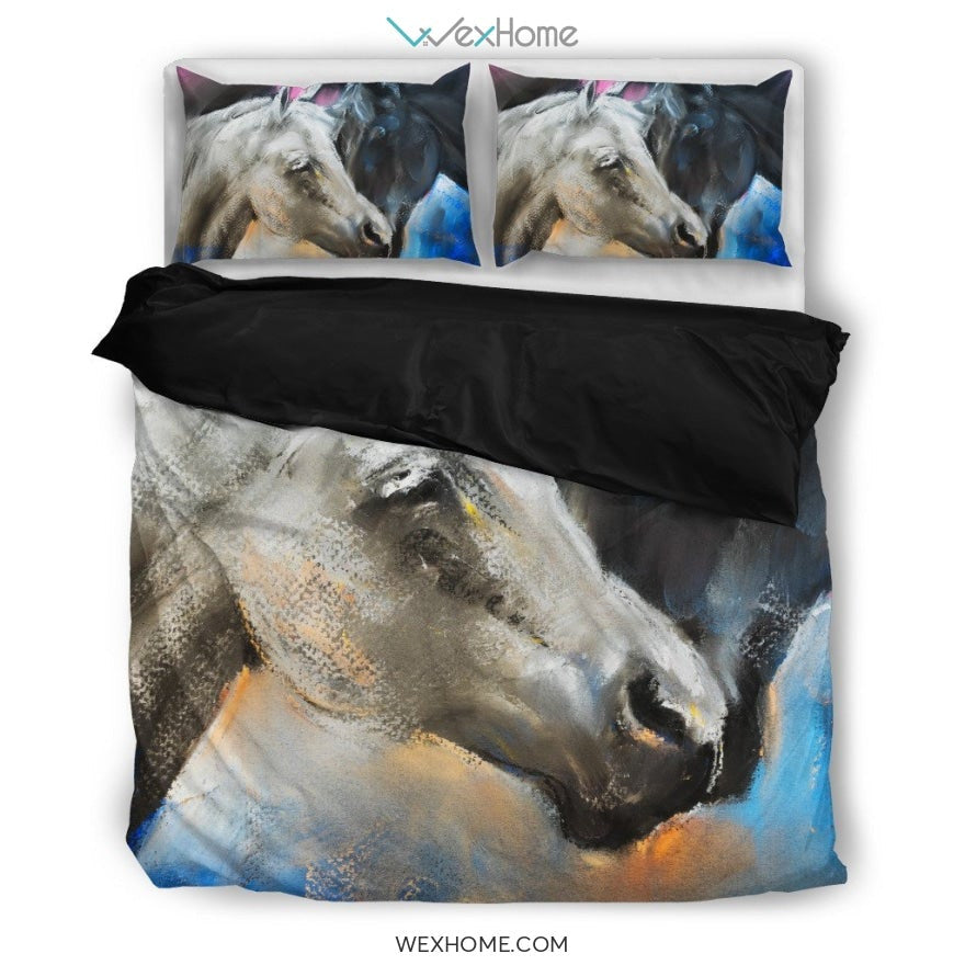 Horse HD Vintage Bedding Set